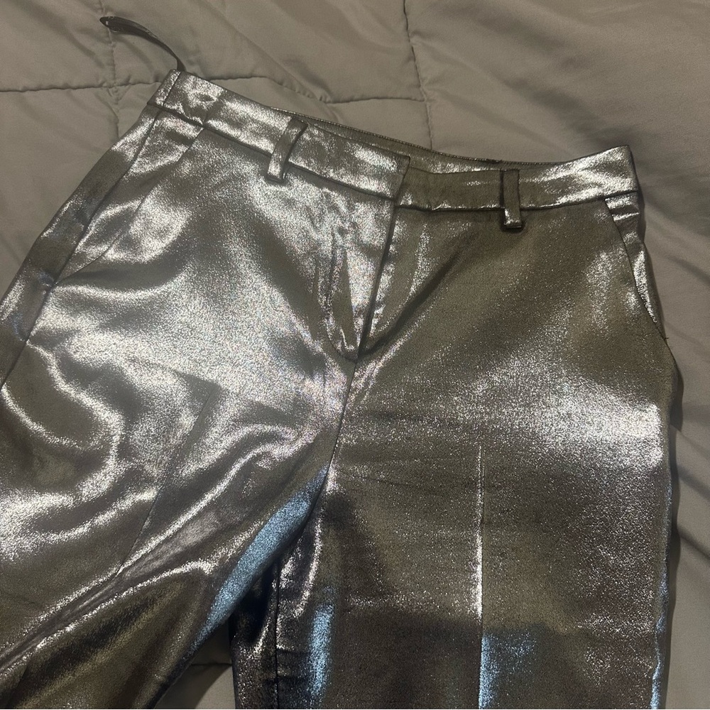 TOPSHOP Metallic pants.